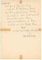 Brief von Leo Samberger an Herrn Munch - 10.11.1945