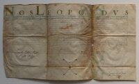 Leopold I. - Urkunde - um 1700