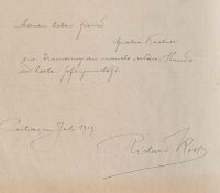 Richard Rost - Die Entwicklung der Musik im Lager zu Poitiers 1914-1919. - 1919