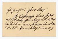 Brief der Palastdame Annemarie von Ditfurth an Wilhelm...