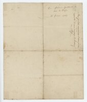 Friedrich Wilhelm II. - Brief - 26.02.1785