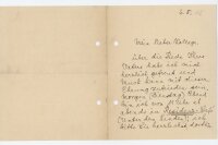 Dr. Max Werner - Brief - 06.05.1912
