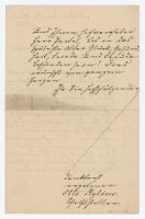 Otto Mylius - Dankesschreiben - 19.05.1892