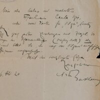 Arthur Sakheim - Brief - 06.02.1920