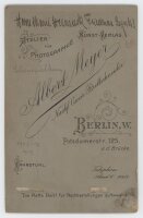 Annemarie Steinsieck - Autograph - um 1910