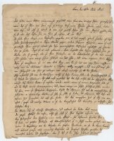 Barthold Georg Niebuhr - Eigenhänd. Brief m. U. -...