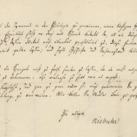 Barthold Georg Niebuhr - Eigenhänd. Brief m. U. -...