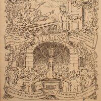 Akademischer Verein Motiv Berlin - Faltblatt - um 1890