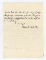 Heinrich Zschille - Kondolenzbrief - 29.06.1914