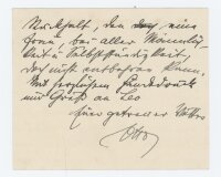 Dr. Otto von Sölder - Kondolenzkarte - 22.06.1914