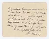 Heinrich Otto Wieland - Brief - 02.03.1900
