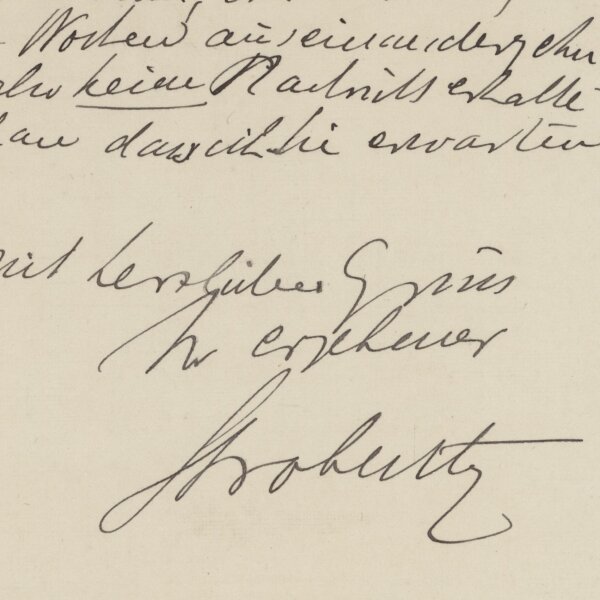 Fritz Strobentz - Brief - undatiert