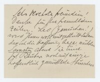 Fritz Strobentz - Brief - undatiert