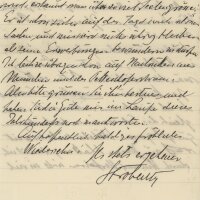 Fritz Strobentz - Brief - 20. Februar 1907