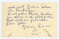 Leonie Rysanek - Karte - 4. Dezember 1967