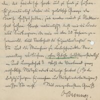 Oskar Brenner - Brief - 5. Mai 1913