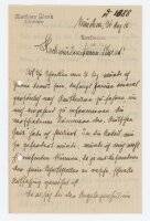 Matthias Blank - Brief - 31. Dezember 1912