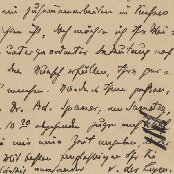 Friedrich von der Leyen - Postkarte - 7. Juni 1913