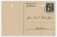 Friedrich von der Leyen - Postkarte - 13. Juni 1913