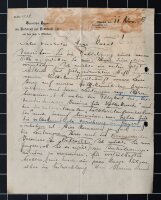 Adolf Spamer - Brief - 11. November 1913