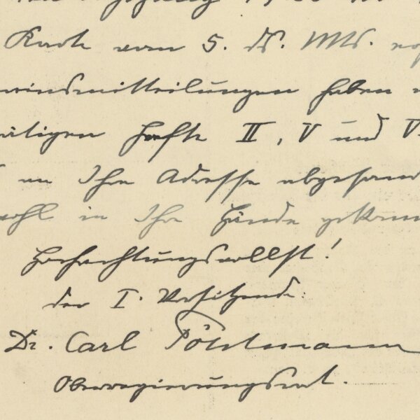 Carl Pöhlmann - Postkarte - 8. Februar 1927