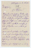 Simon Hutter - Brief - 15. November 1922