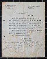 Hugo Schnell - Brief - 22. November 1933