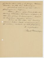 Robert Schlumberger von Goldeck - Brief - 4. September 1924