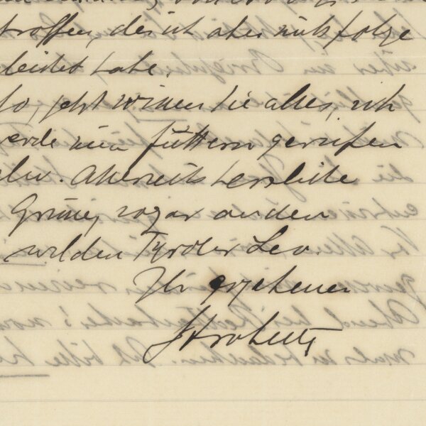 Fritz Strobentz - Brief - 7. März 1911