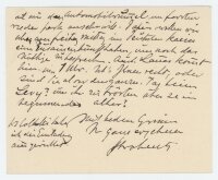 Fritz Strobentz - Postkarte - 16.April 1909