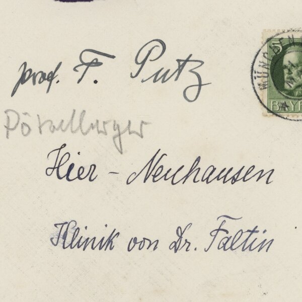 Rudolf Pötzelberger - Glückwunschkarte - 11. Mai 1915