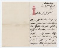 Elisabeth von Sachsen-Altenburg - Brief - 21. April 1878